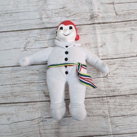 Carnaval de Québec Bonhomme Plush Doll White Mascot Toy – Collectible - Picture 1 of 7